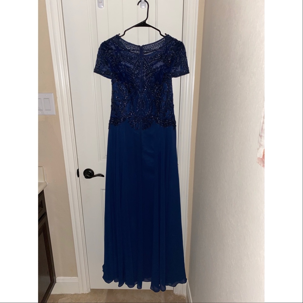 Formal Navy Blue Dress - Picture 10 of 10